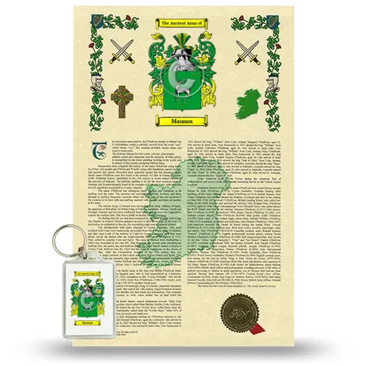 Mannox Armorial History and Keychain Package