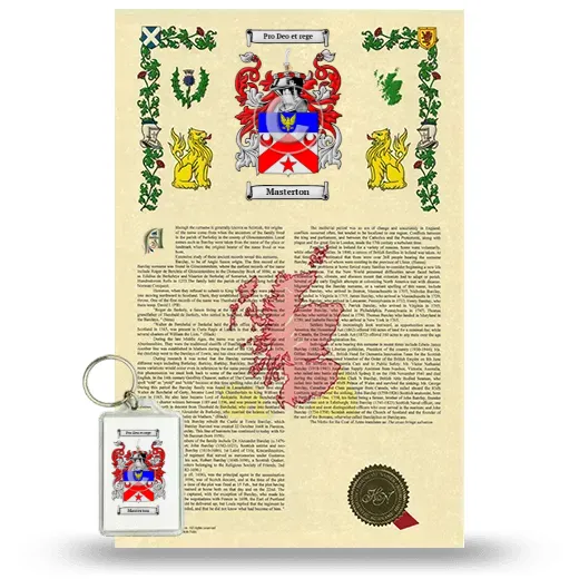 Masterton Armorial History and Keychain Package