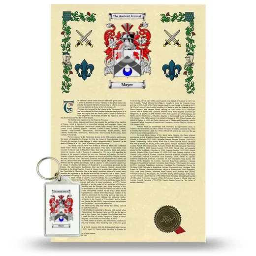 Mayer Armorial History and Keychain Package