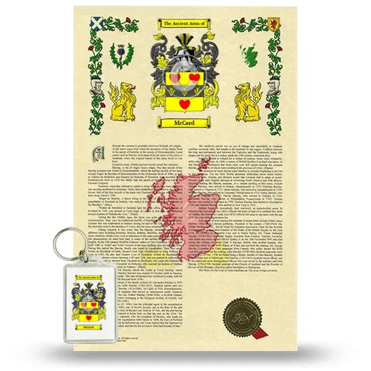 McCard Armorial History and Keychain Package
