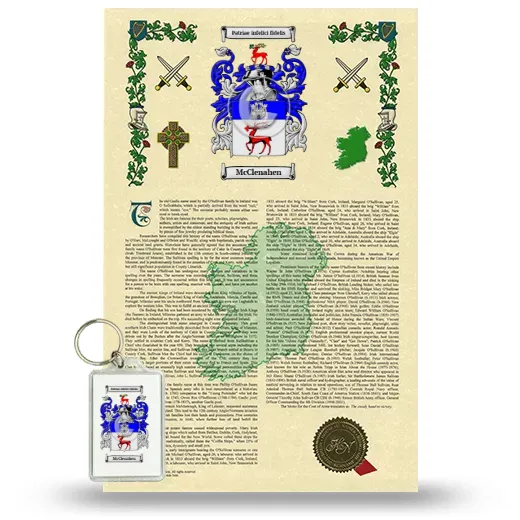 McClenahen Armorial History and Keychain Package