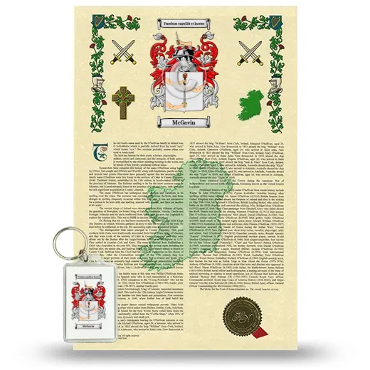 McGavin Armorial History and Keychain Package