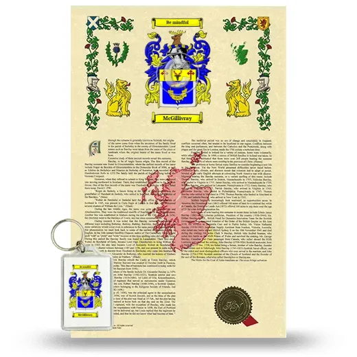 McGillivray Armorial History and Keychain Package