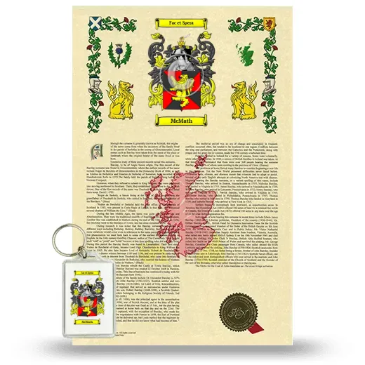 McMath Armorial History and Keychain Package