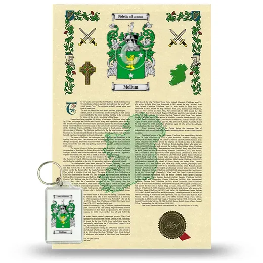 Mollum Armorial History and Keychain Package