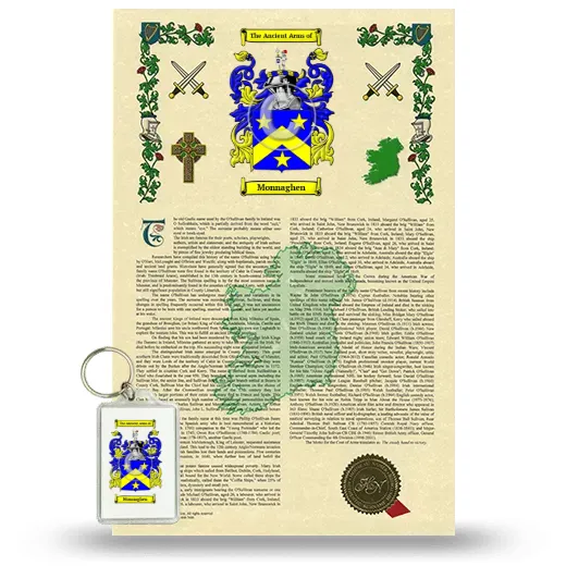 Monnaghen Armorial History and Keychain Package