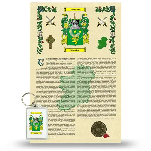 Mooring Armorial History and Keychain Package