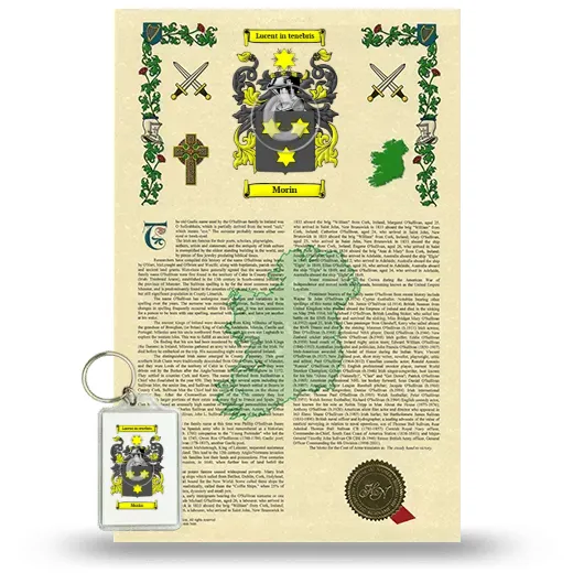 Morin Armorial History and Keychain Package