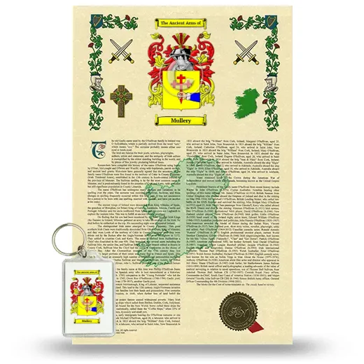 Mullery Armorial History and Keychain Package