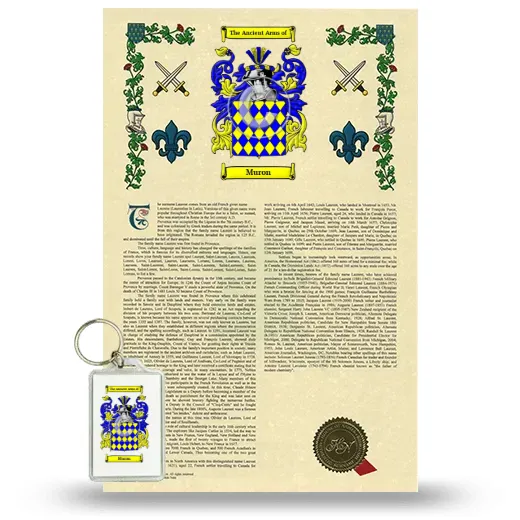 Muron Armorial History and Keychain Package