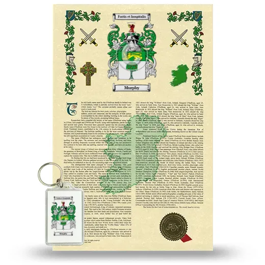 Murphy Armorial History and Keychain Package