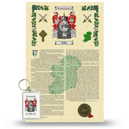 Neilen Armorial History and Keychain Package