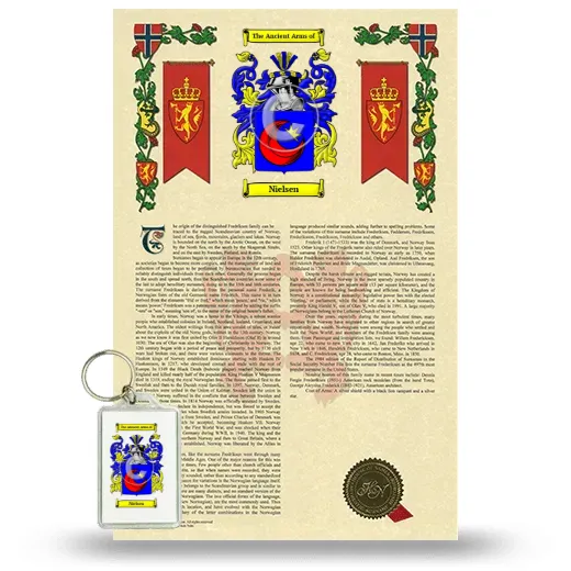 Nielsen Armorial History and Keychain Package
