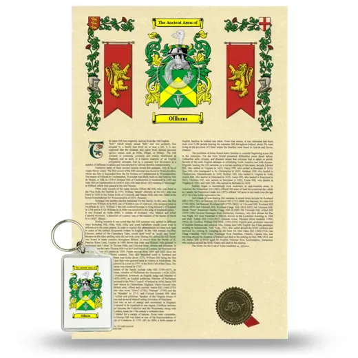 Ollham Armorial History and Keychain Package