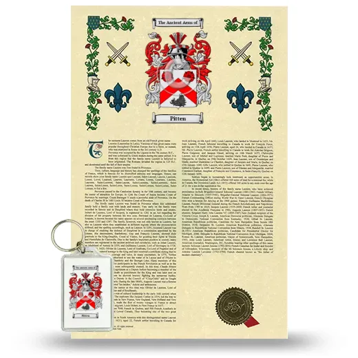 Pitten Armorial History and Keychain Package