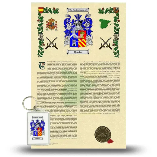 Quadro Armorial History and Keychain Package