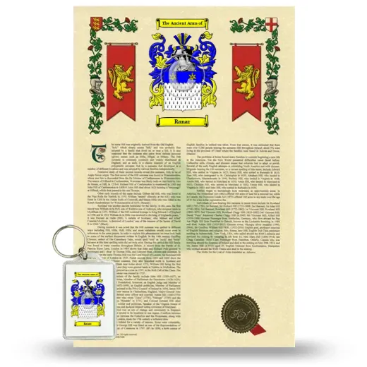 Ranar Armorial History and Keychain Package