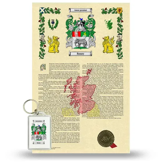 Ranay Armorial History and Keychain Package