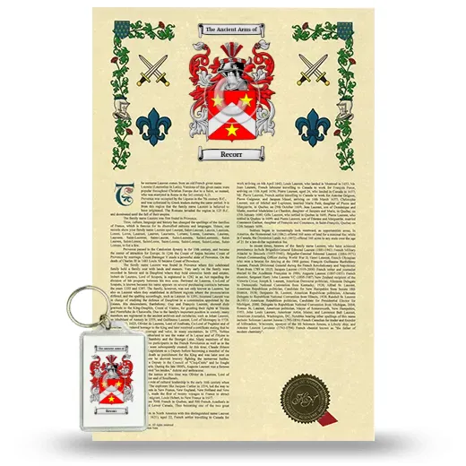 Recorr Armorial History and Keychain Package