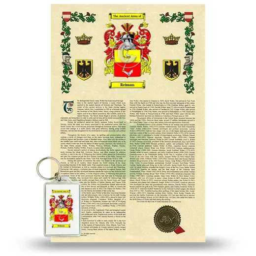 Reiman Armorial History and Keychain Package