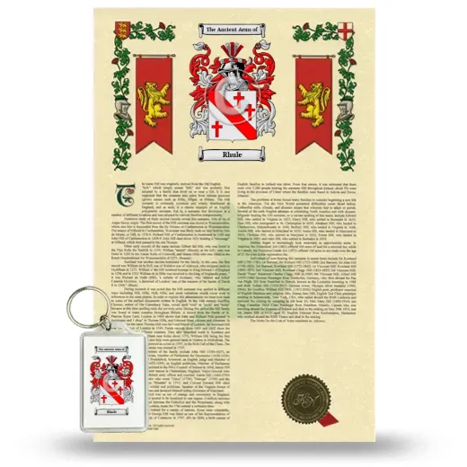 Rhule Armorial History and Keychain Package