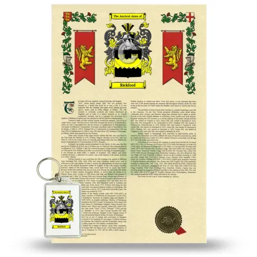 Rickford Armorial History and Keychain Package