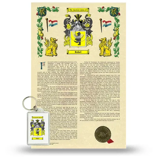 Rohel Armorial History and Keychain Package