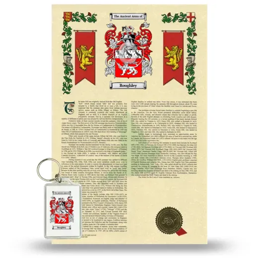 Roughley Armorial History and Keychain Package