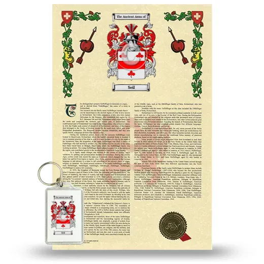 Seil Armorial History and Keychain Package