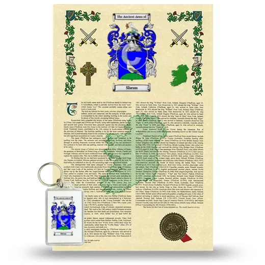 Shean Armorial History and Keychain Package