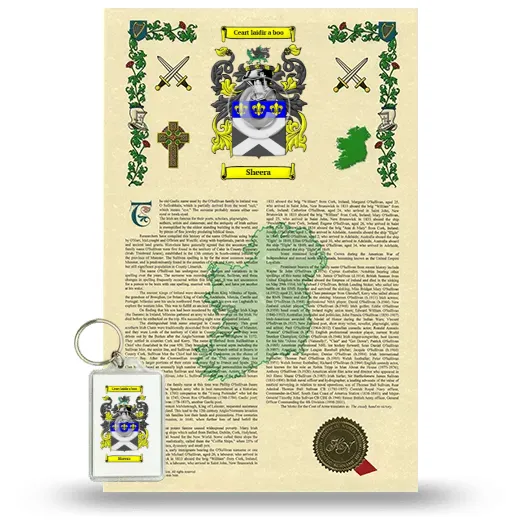 Sheera Armorial History and Keychain Package