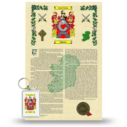 Shirren Armorial History and Keychain Package