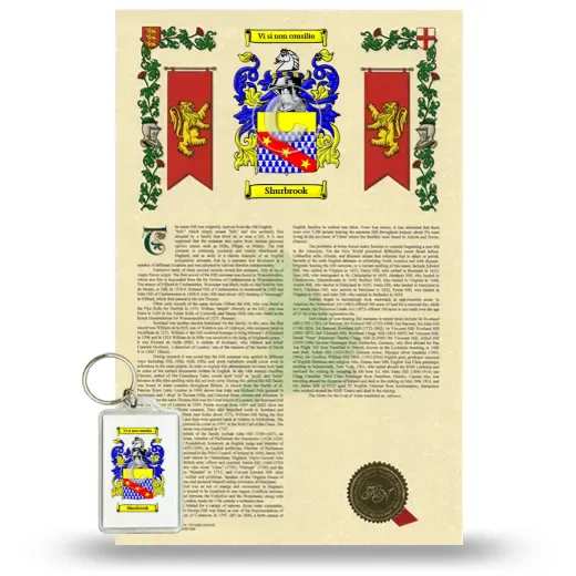 Shurbrook Armorial History and Keychain Package