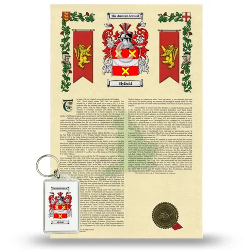 Slyfield Armorial History and Keychain Package