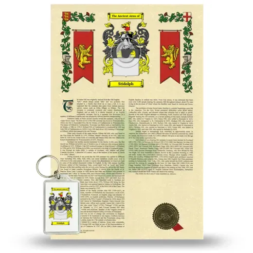 Stidolph Armorial History and Keychain Package