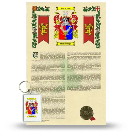 Stonebridge Armorial History and Keychain Package