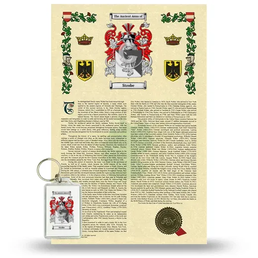 Strobe Armorial History and Keychain Package