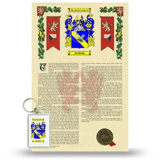 Swoboda Armorial History and Keychain Package