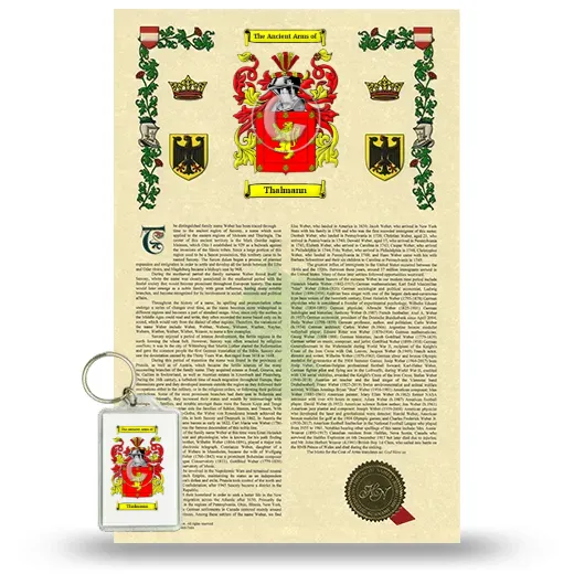 Thalmann Armorial History and Keychain Package