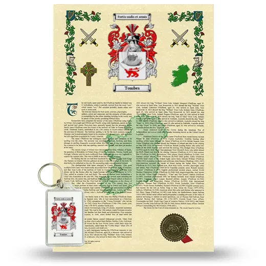 Tombes Armorial History and Keychain Package