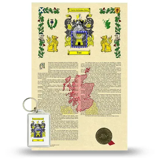 Tori Armorial History and Keychain Package