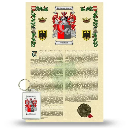 Volchan Armorial History and Keychain Package