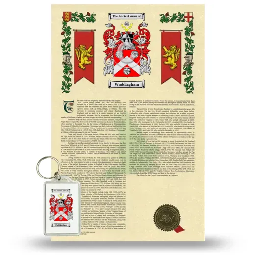 Waddingham Armorial History and Keychain Package