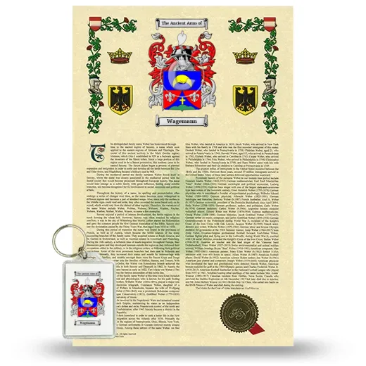 Wagemann Armorial History and Keychain Package