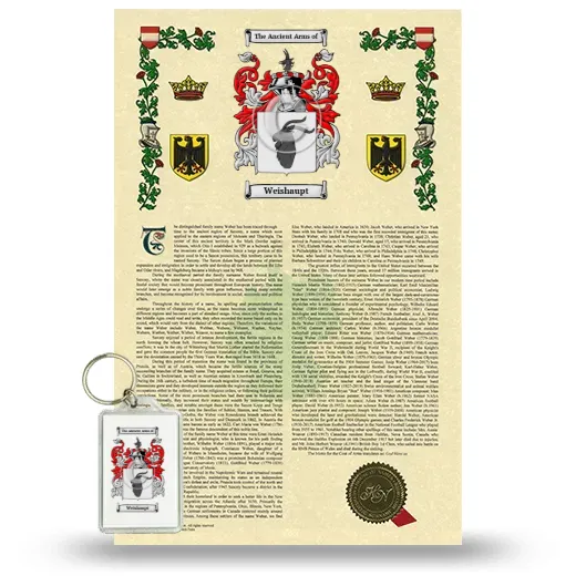 Weishaupt Armorial History and Keychain Package