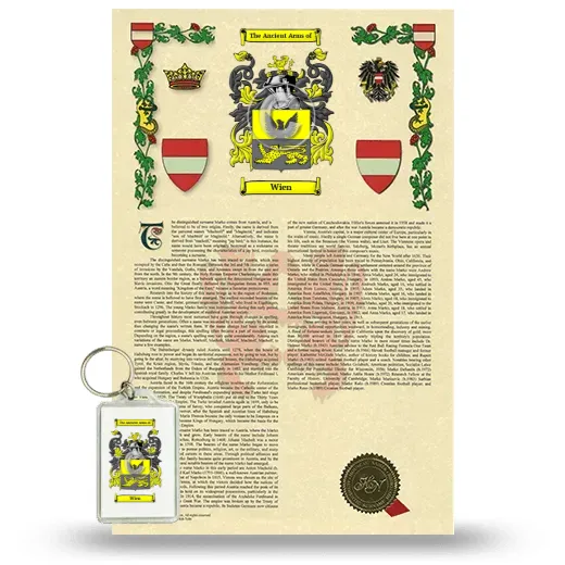 Wien Armorial History and Keychain Package