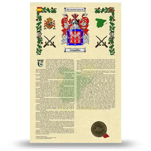 Campillos Armorial History with Coat of Arms