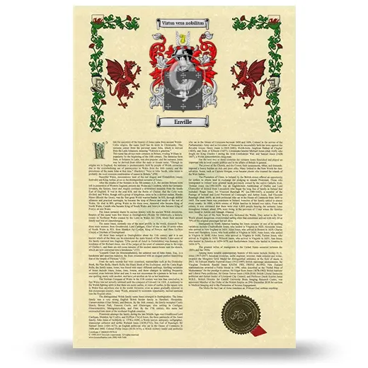 Enville Armorial History with Coat of Arms