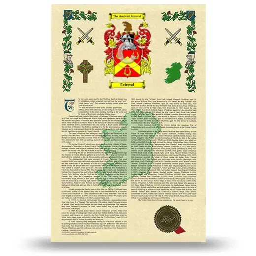 Fairend Armorial History with Coat of Arms
