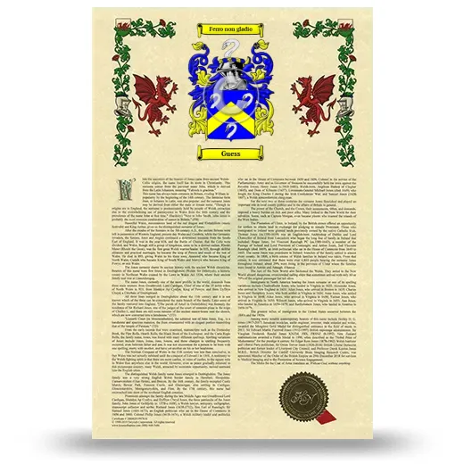 Guess Armorial History with Coat of Arms